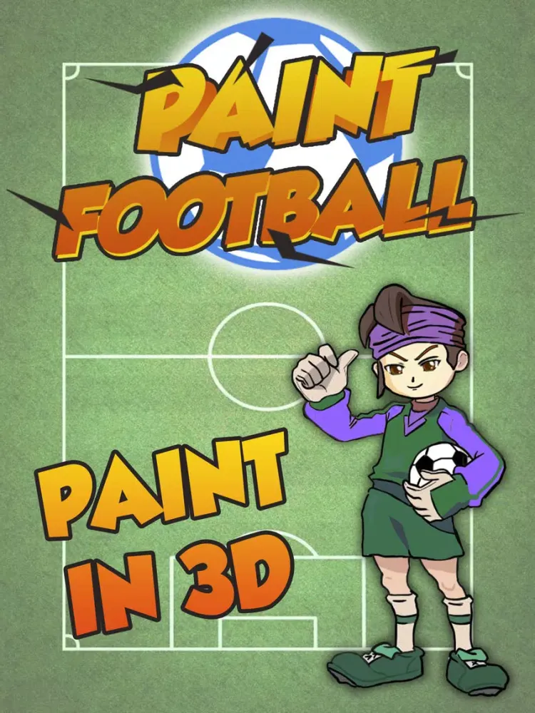 Eleven Goal 3D coloring book - painting soccer iPad 应用截图