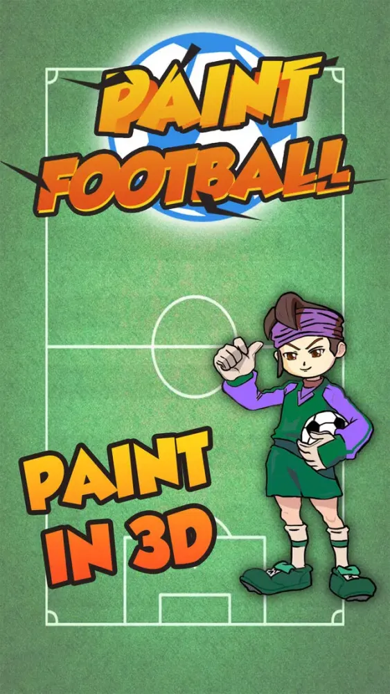 Eleven Goal 3D coloring book - painting soccer应用截图
