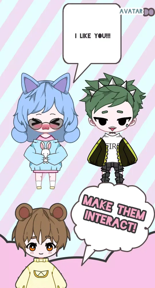 Capturas de pantalla de Avatar Do chibi doll dress up