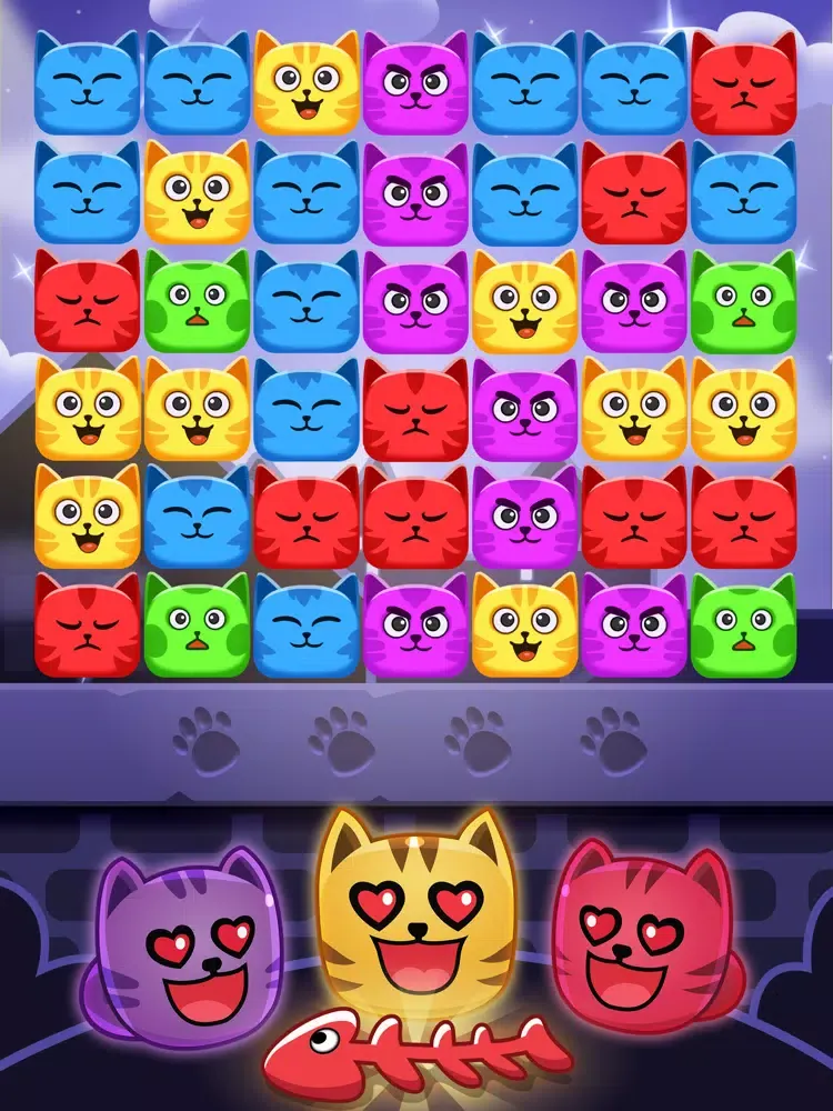 Block Cat Pop Time iPad  Screenshots