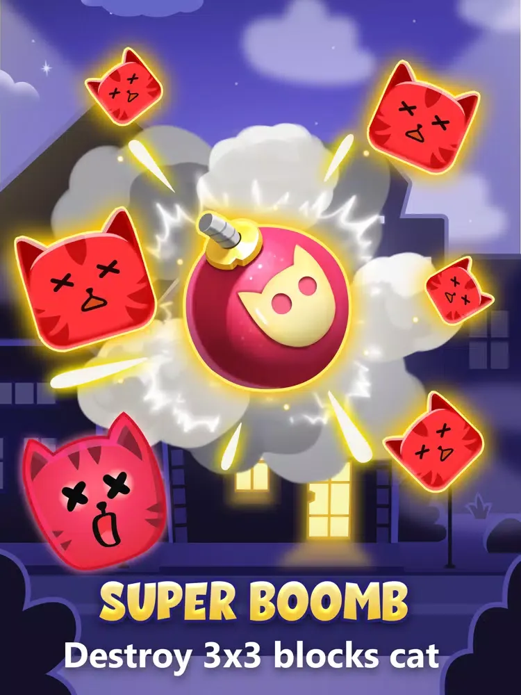 Block Cat Pop Time iPad  Screenshots