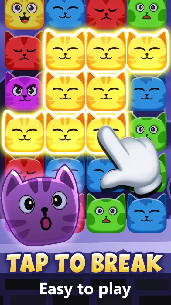 Block Cat Pop Time Screenshots
