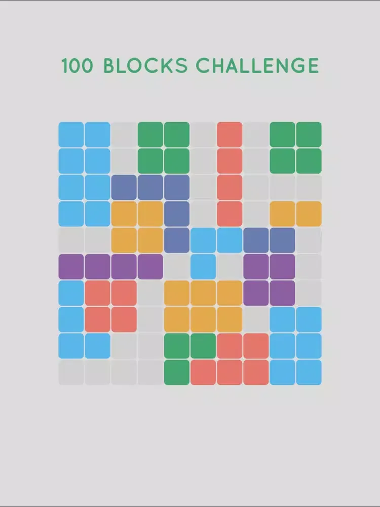 100 Blocks Challenge: Puzzle Master iPad  स्क्रीनशॉट