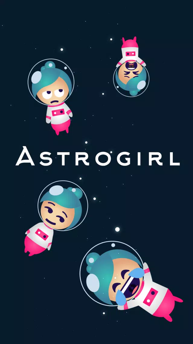 Astrogirl - Astronaut Emoji 스크린샷