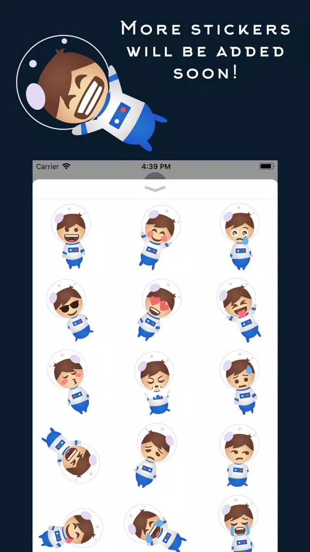 Astromoji - Astronaut Emoji Screenshots