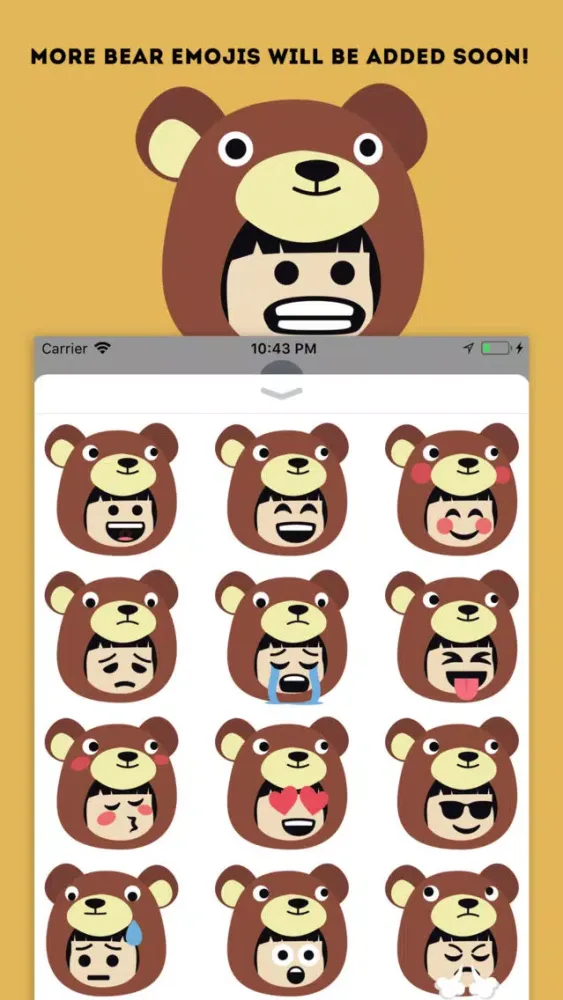 Bear Emoji - Cute Stickers Ekran Görüntüleri