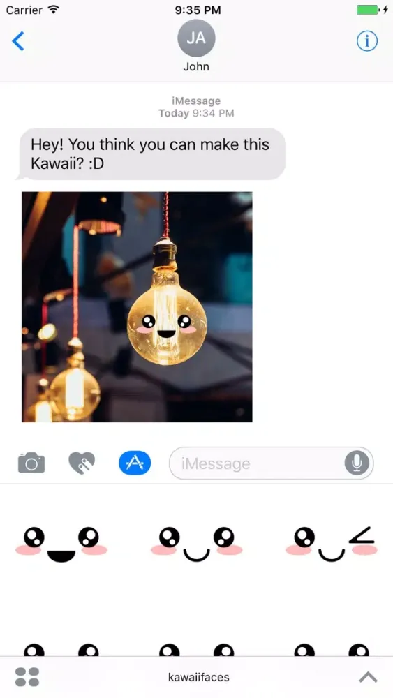 Captures d'écran de Kawaii Faces Deluxe