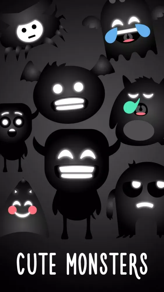 Captures d'écran de Cute Monsters - Funny and Creepy Stickers