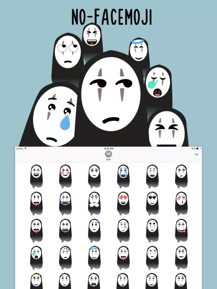 Скриншоты No-Facemoji iPad 