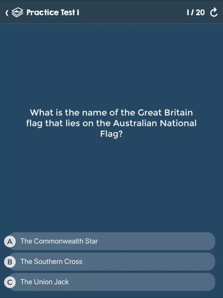 Australian Citizenship Tests iPad  Screenshots