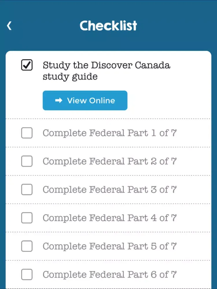 Canadian Citizenship Tests iPad 應用截圖