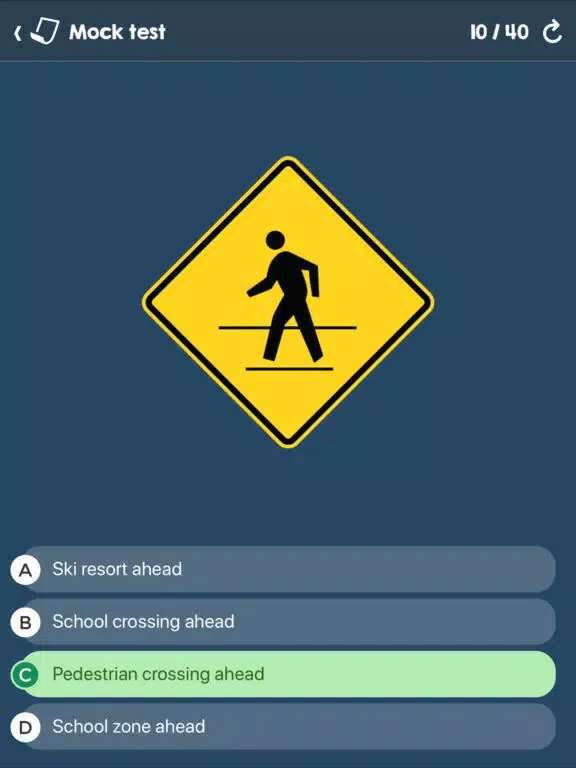 Florida Driving Permit Test iPad  Screenshots