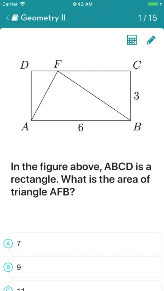 Zrzuty ekranu Brooklyn Prep - GRE® Math Test