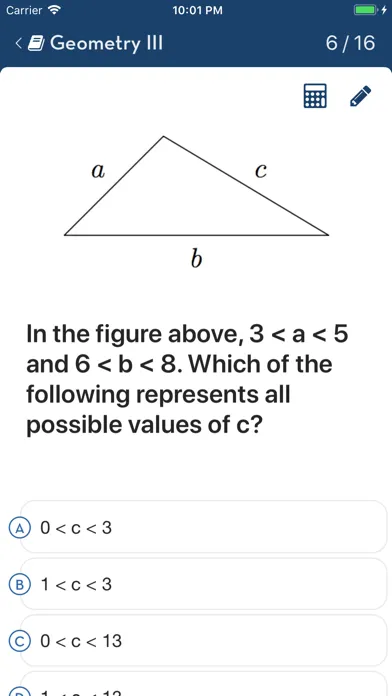 Tangkapan layar SAT Math: Practice Questions