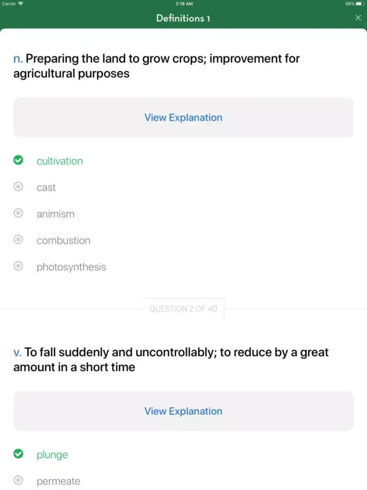TOEIC Practice: Vocabulary iPad 應用截圖