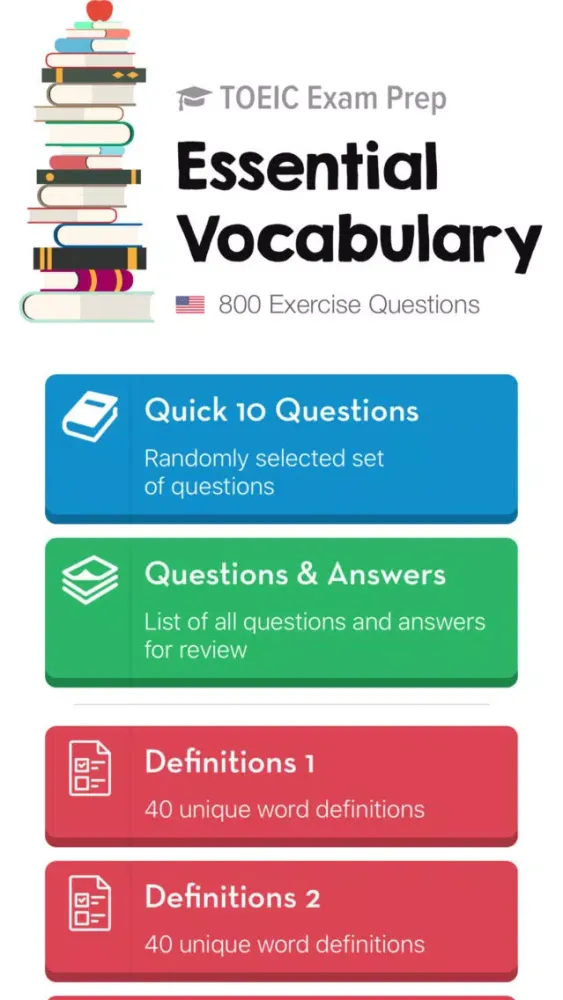 TOEIC Practice: Vocabulary應用截圖