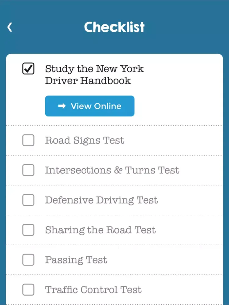 Zrzuty ekranu NY DMV Permit Practice Tests iPad 