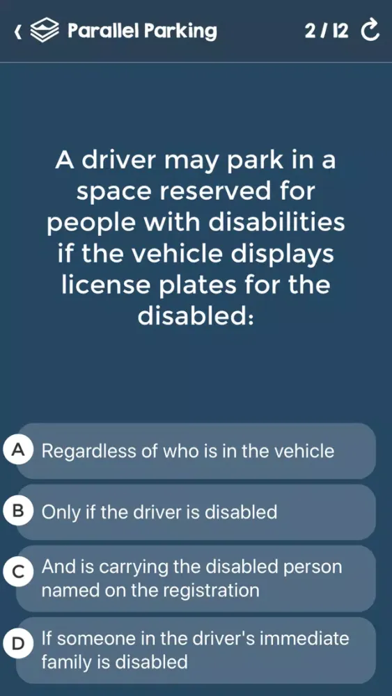Zrzuty ekranu NY DMV Permit Practice Tests