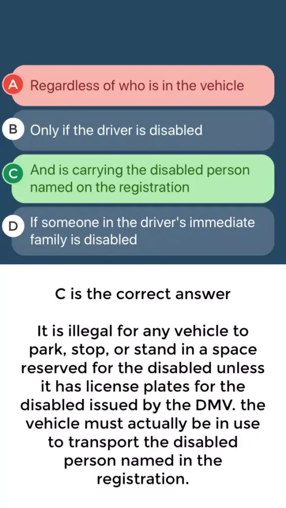 Zrzuty ekranu NY DMV Permit Practice Tests