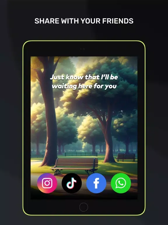Lyricle AI Video Clip Maker iPad  Ekran Görüntüleri