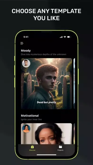Lyricle AI Video Clip Maker Ekran Görüntüleri