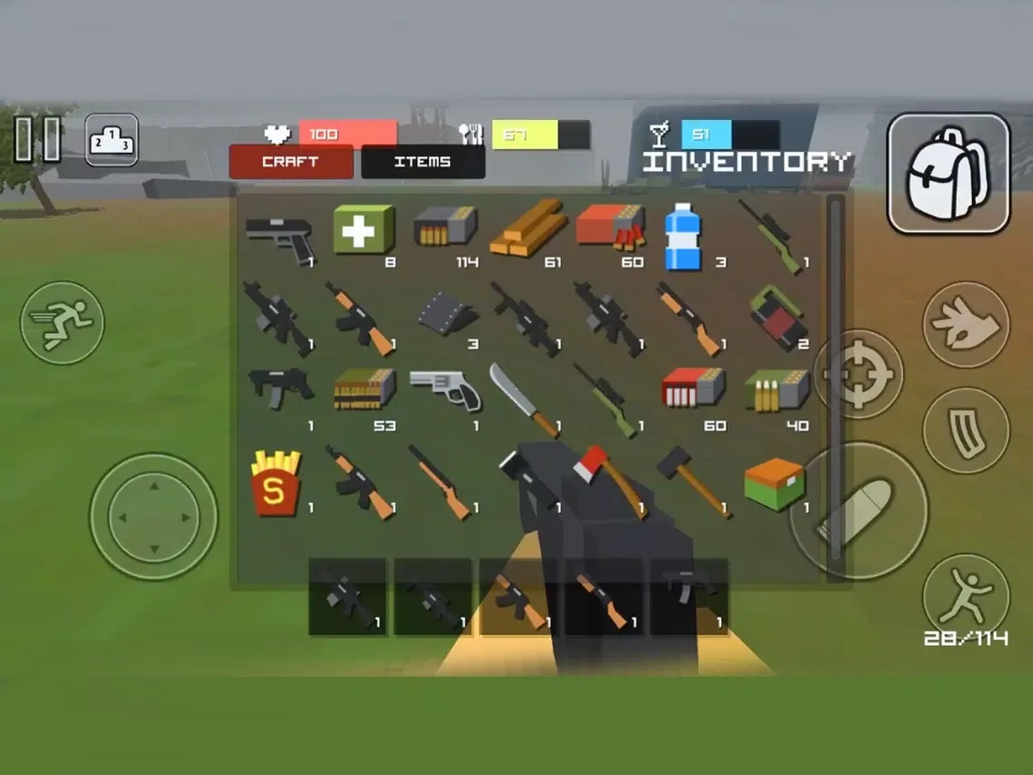 Zombie Craft Survival iPad  Ekran Görüntüleri