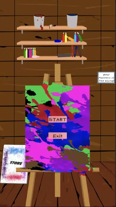 Ảnh chụp màn hình của Be A Painter 3D