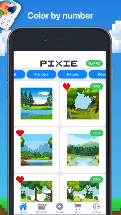 Pixie - Pixel Art Color Games應用截圖