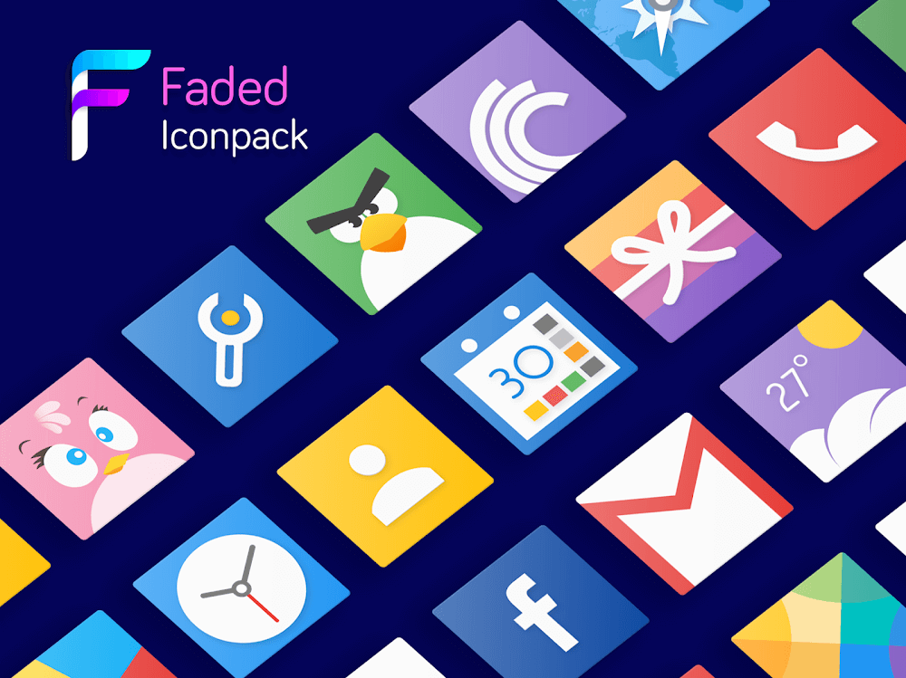 Faded - Icon Pack