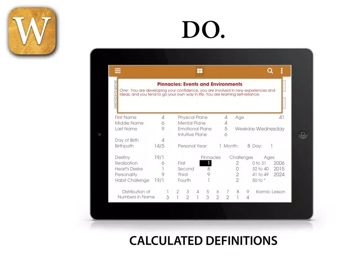 What's My Destiny iPad  Ekran Görüntüleri
