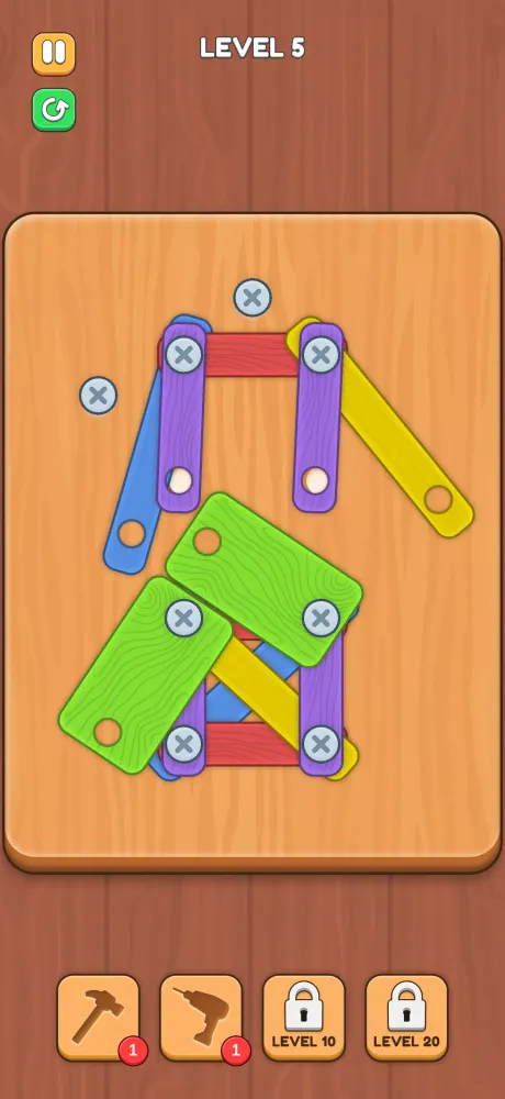تصاویر Nut Bolt Screw Puzzle Game