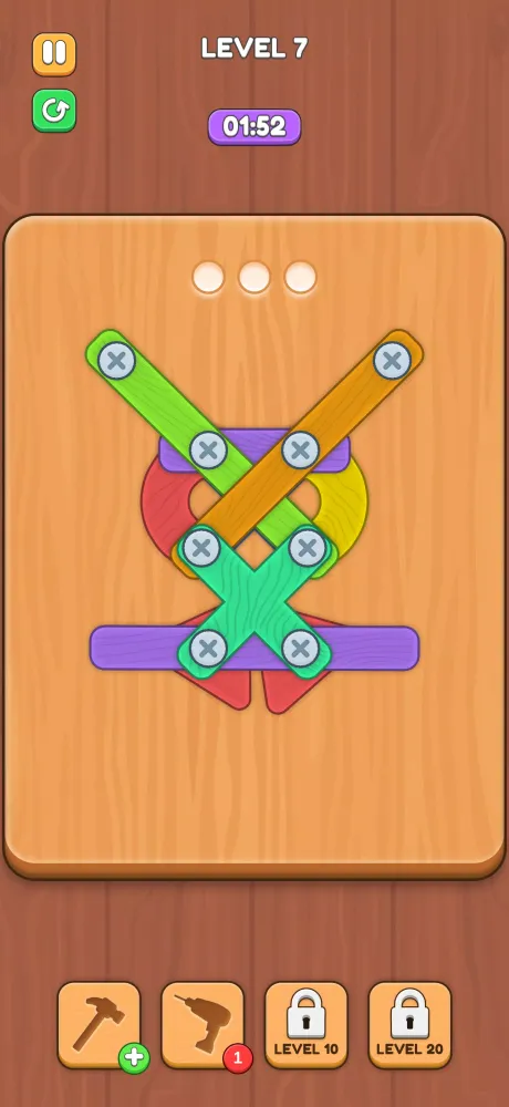 تصاویر Nut Bolt Screw Puzzle Game
