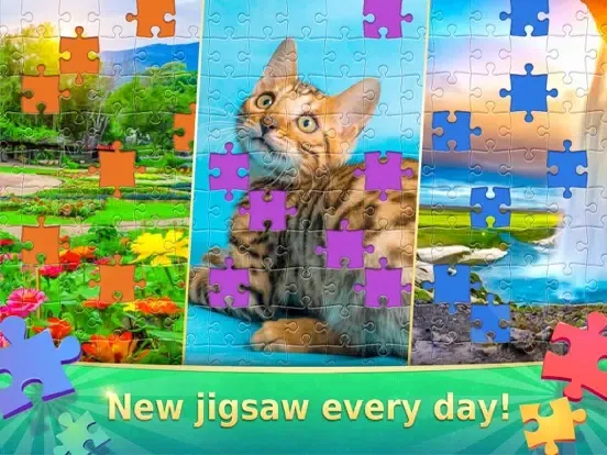 Tangkapan skrin Jigsaw Puzzles HD: Puzzle Game iPad 