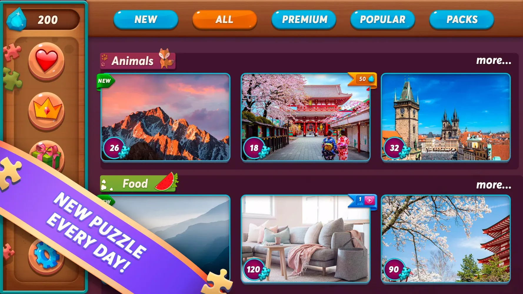Jigsaw Puzzle Screenshots