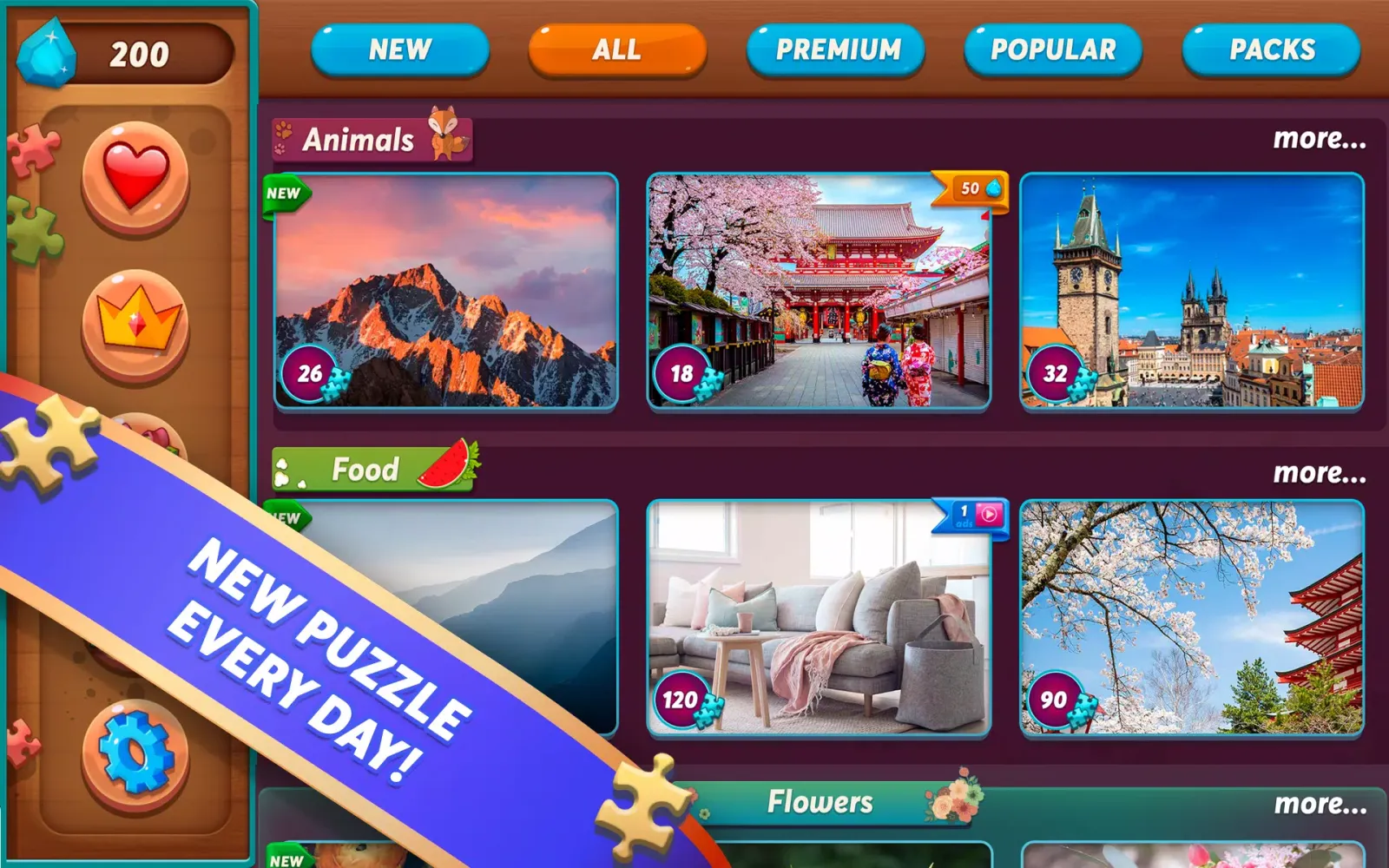 Jigsaw Puzzle Screenshots
