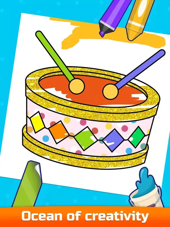 Zrzuty ekranu Drawing for Kids - color games iPad 