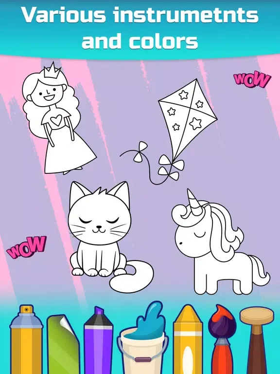 Zrzuty ekranu Drawing for Kids - color games iPad 