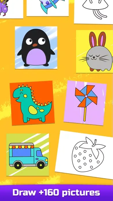 Zrzuty ekranu Drawing for Kids - color games