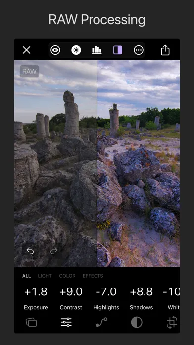 Pixigy: RAW Photo Editor স্ক্রিনশট