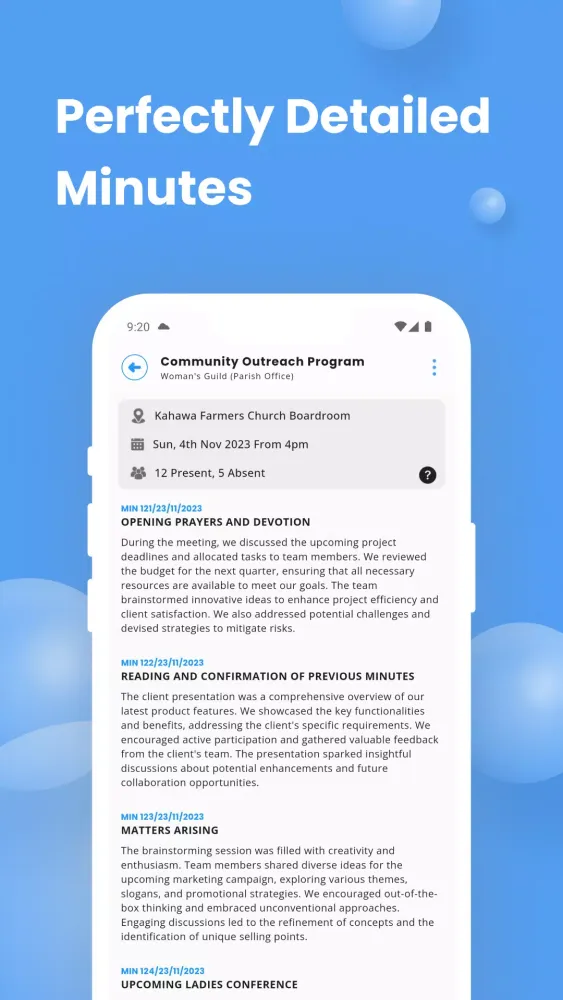 Church Docs Manager Ekran Görüntüleri