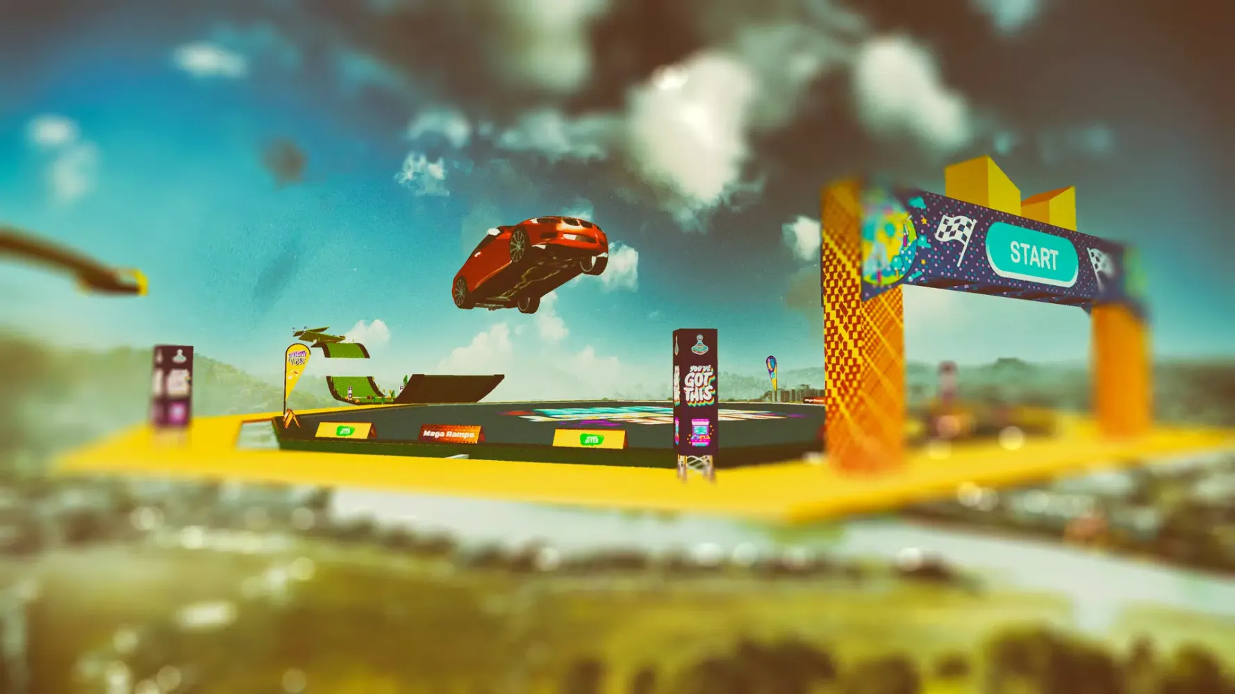Car Stunt Racer: Mega Ramps 3D Screenshots