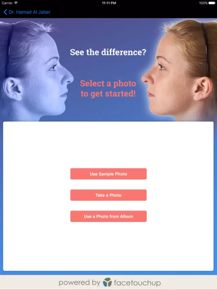 Screenshot di Qatar Plastic Surgeon Dr Hamad iPad 
