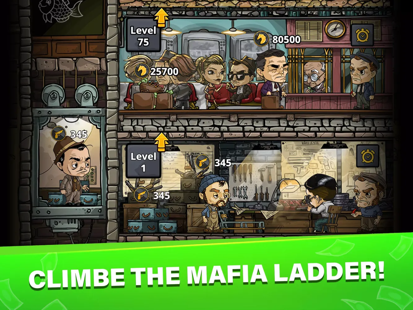 Idle Mafia Inc: Manager Tycoon Screenshots