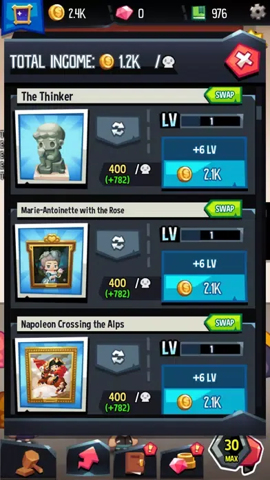 Capturas de tela do Art Inc 2