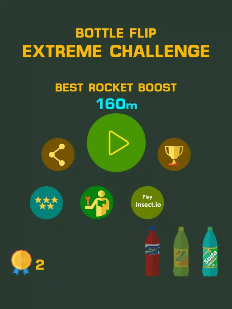 Bottle Flip Endless Arcade: Crazy Soda Bottle iPad  Screenshots
