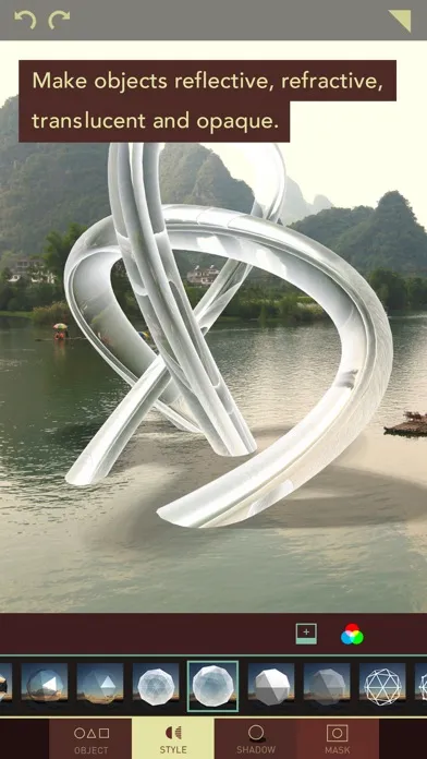 Tangkapan layar Matter - 3D Effects