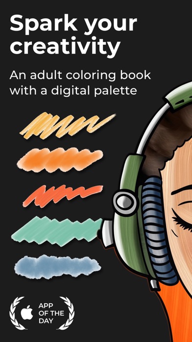 ภาพหน้าจอของ Adult Coloring Book - Pigment