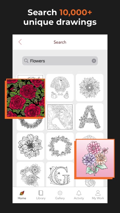 ภาพหน้าจอของ Adult Coloring Book - Pigment