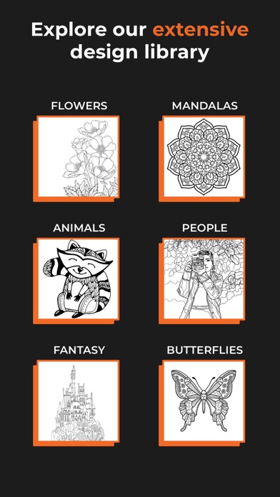 ภาพหน้าจอของ Adult Coloring Book - Pigment