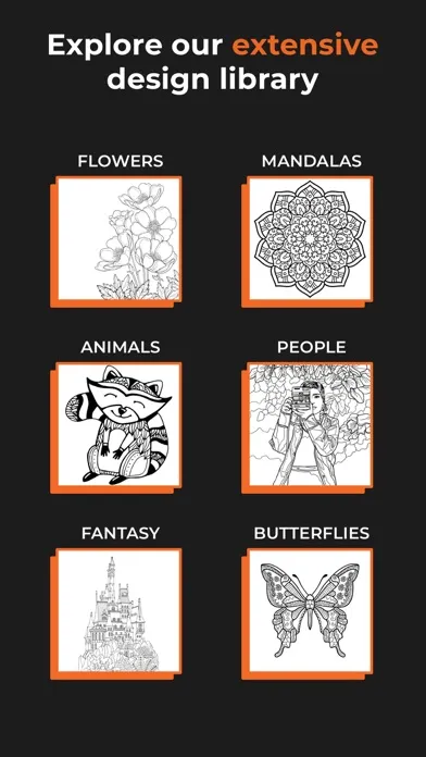 Adult Coloring Book - Pigment スクリーンショット